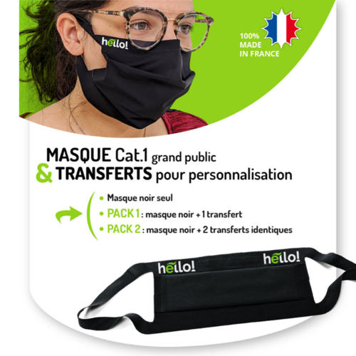 Découvrez nos packs Masques + transferts